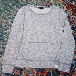 Gap heathered gray/blue sweatshirt